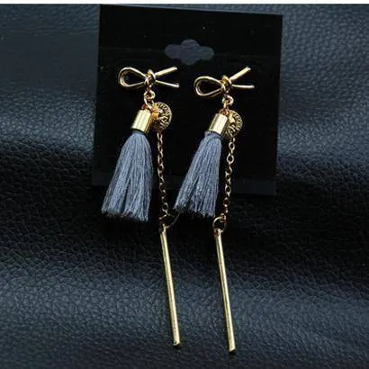 18 Styles, Short Tassel Small Boho Earrings