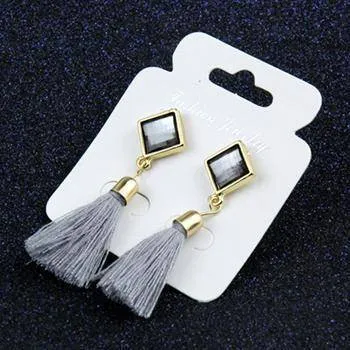 18 Styles, Short Tassel Small Boho Earrings