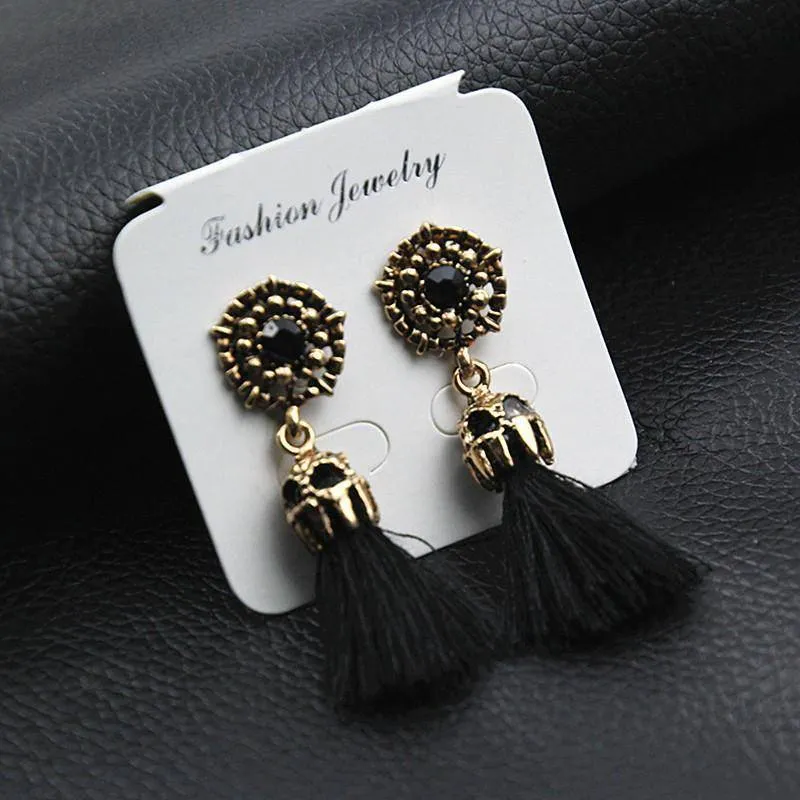 18 Styles, Short Tassel Small Boho Earrings