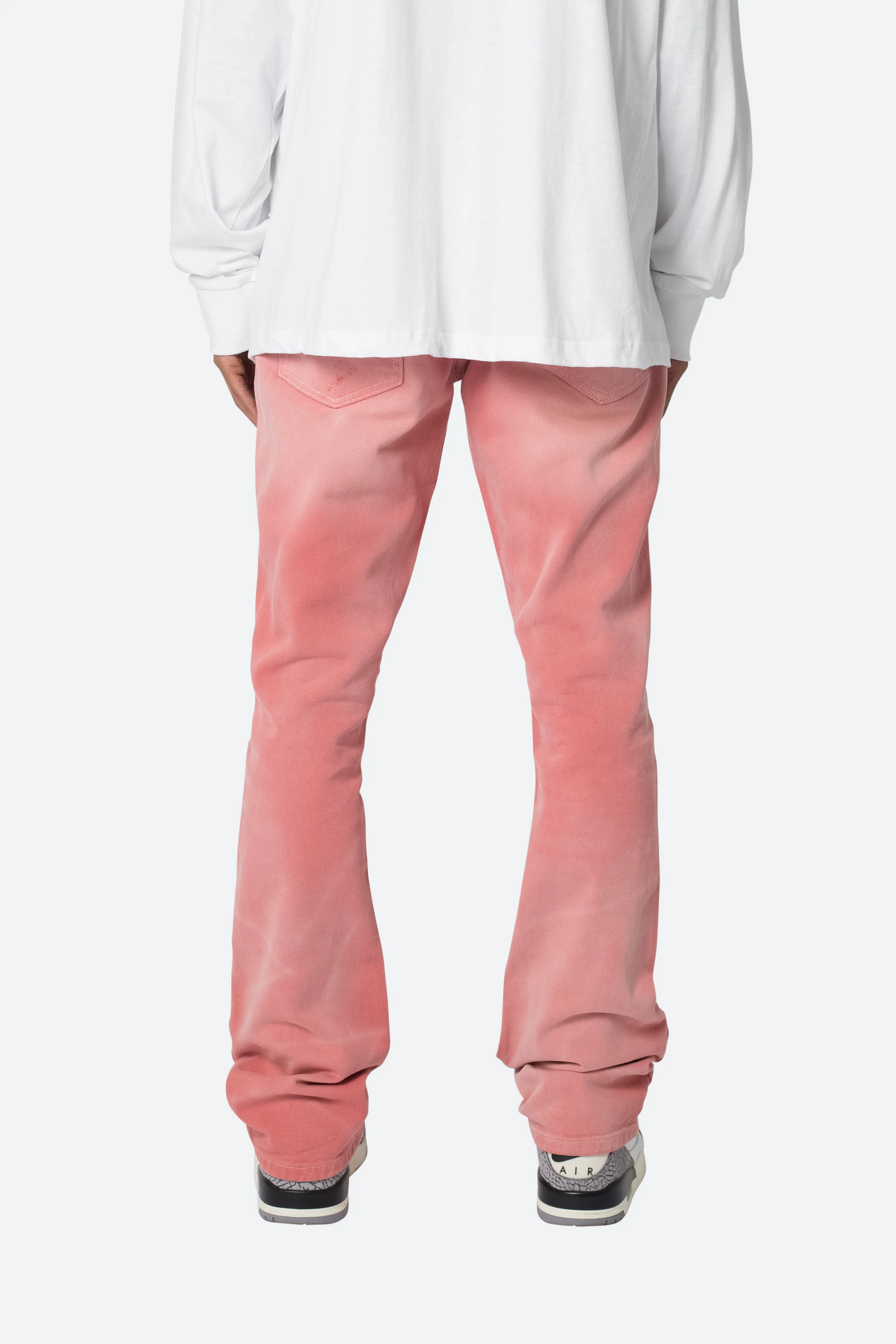 B593 Beach Flare Denim - Pink