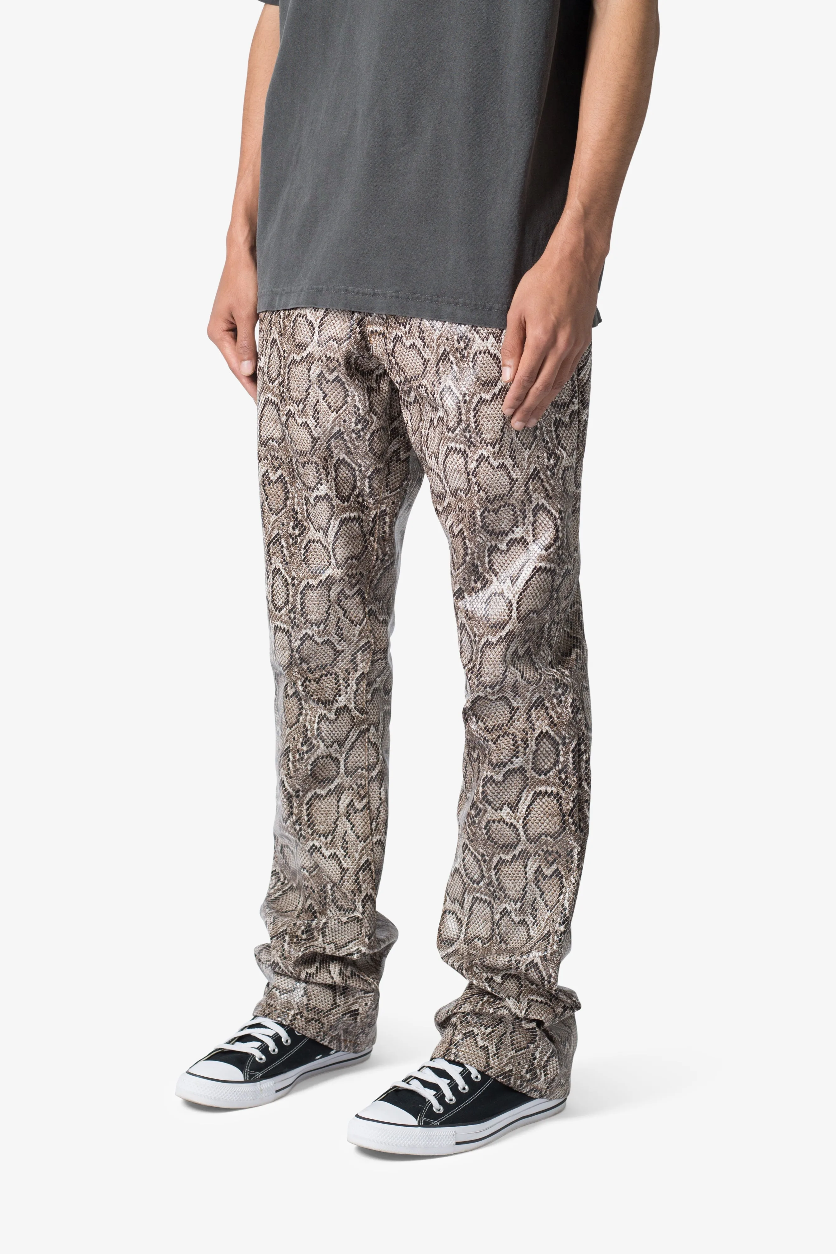 B605 Python Flare Pants - Multi