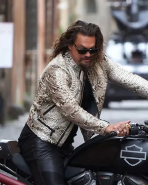 Fast X Jason Momoa Snake Print Jacket