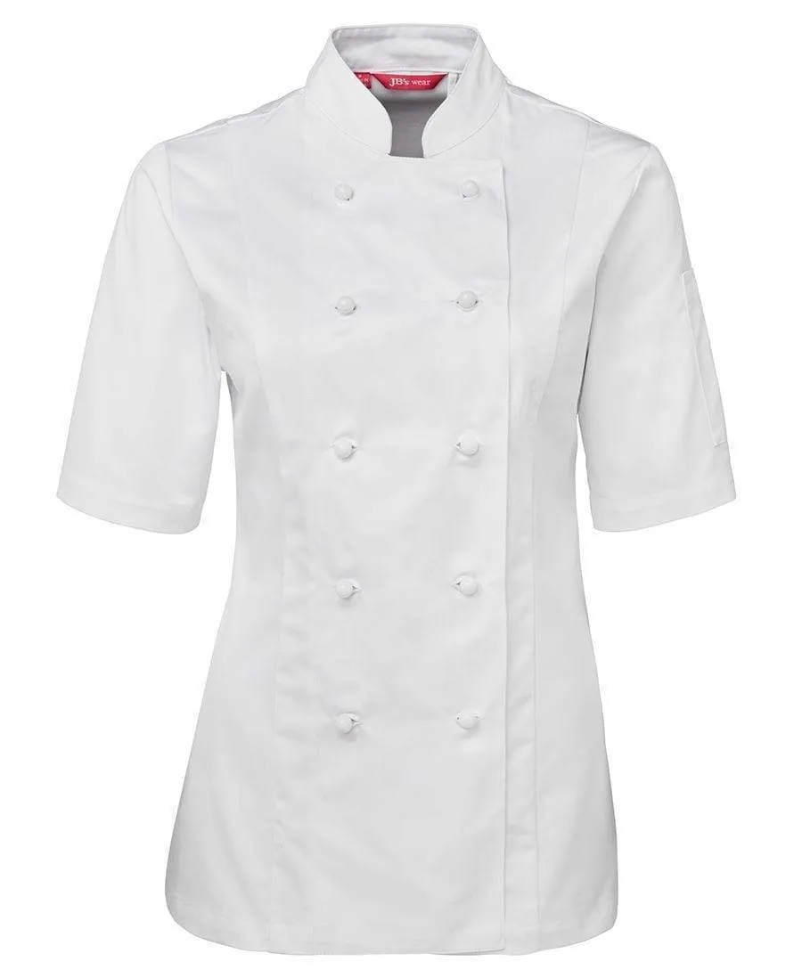 JB'S Women’s Short Sleeve Chef's Jacket 5CJ21