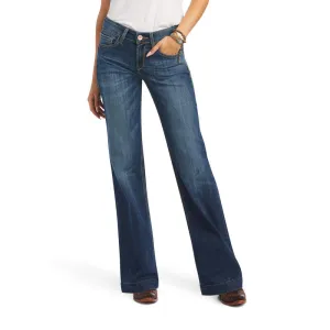 Ladies Ariat Trouser Perfect Rise Alana Wide Leg Jean - 10040805