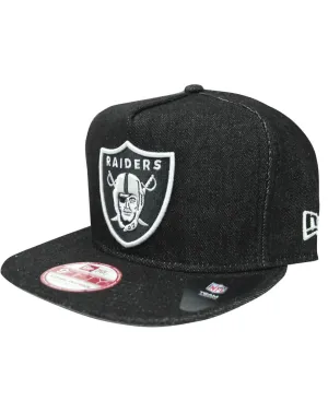 New Era NFL Oakland Raiders Denim Snapback Cap