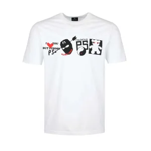 PAUL SMITH Tshirt SS Reg Fit Chose - White