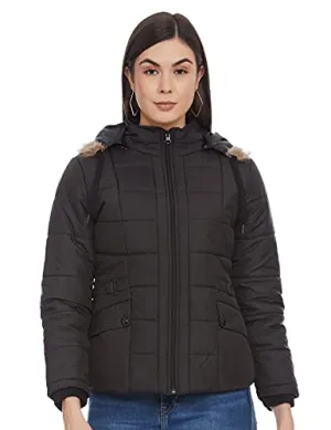 Qube by Fort Collins Women's Cape Jacket (39207_Black_M)