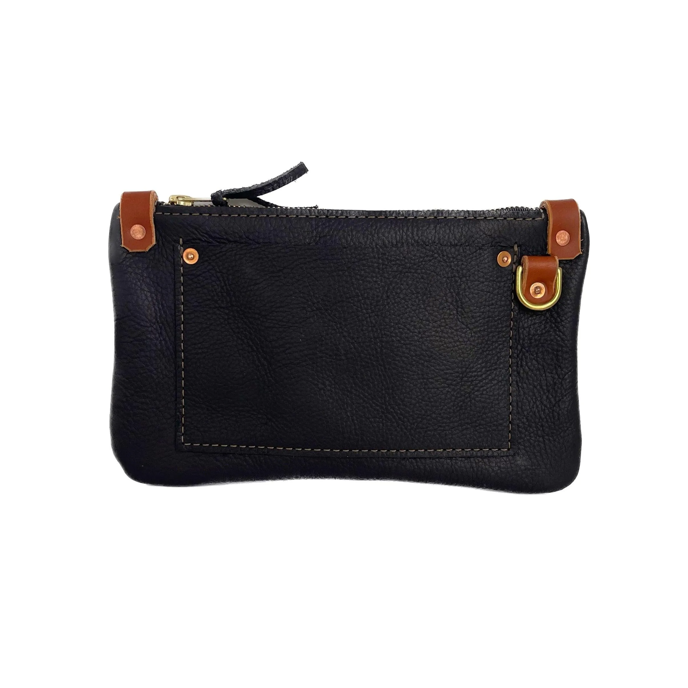 RTS- Micro Messenger Bag in Black