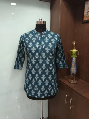 Short Printed Cotton Kurti