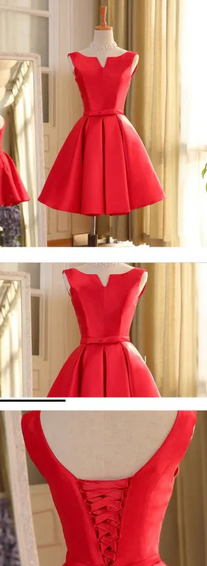 Short Red Homecoming Dress Party Dress 2025 Short Red Dancing Dress Party Dress