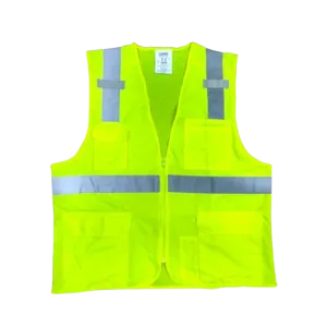 Taj Imports Forge  Hi-Vis Surveyor Zip Eight Pocket Vest