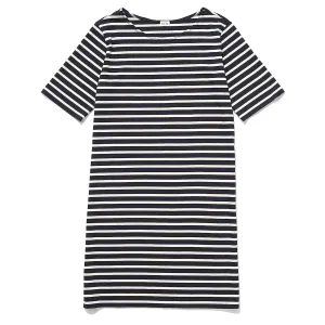 The Tee Dress - Navy/Cream