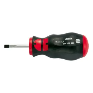 ZEBRA Slotted Screwdriver - Round Blade, Short - 1.2 x 8mm